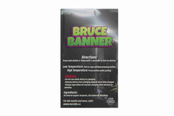 BURN 3 GRAM VAPE - Bruce Banner