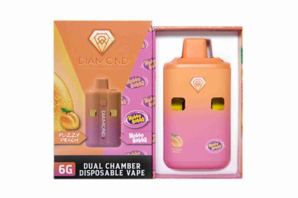 DIAMOND 6 GRAM VAPE - Fuz*y Peach x Hub*ba Bubba