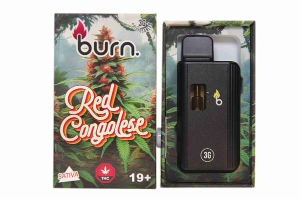 BURN 3 GRAM VAPE - Red Congo