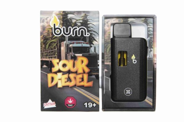 BURN 3 GRAM VAPE - Sour Diesel