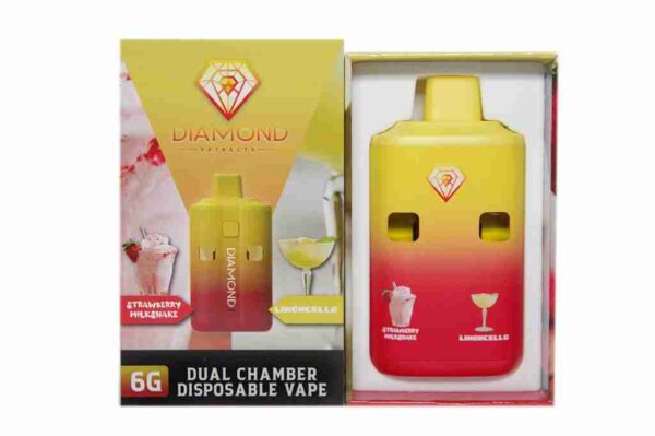 DIAMOND 6 GRAM VAPE - Strawberry Milkshake x Limoncello
