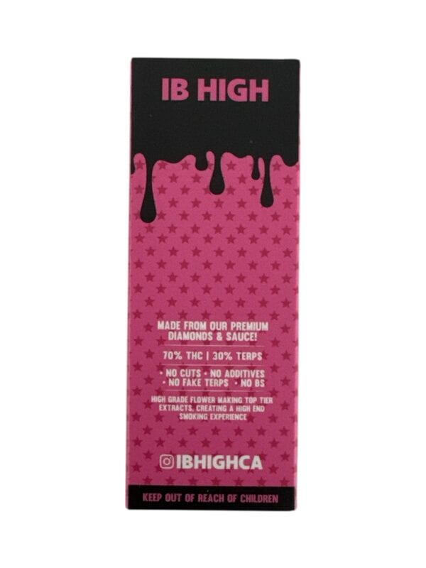 Photoroom_20251029_154510 IB HIGH HTE VAPE PEN - Sticky Minaj