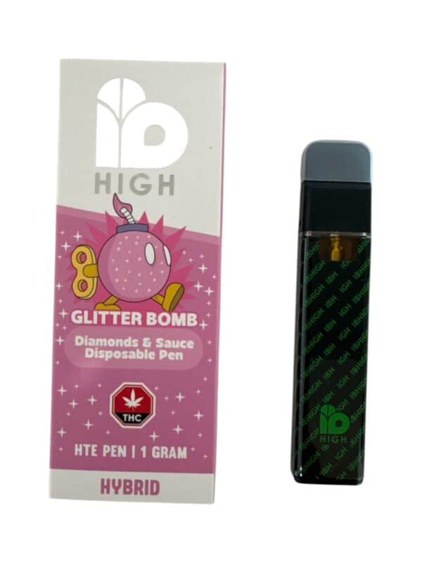 Photoroom_20251029_160801 IB HIGH HTE VAPE PEN - Glitter Bomb
