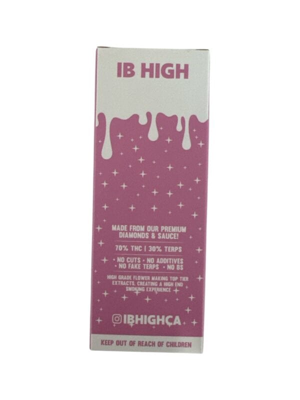 Photoroom_20251029_160952 IB HIGH HTE VAPE PEN - Glitter Bomb