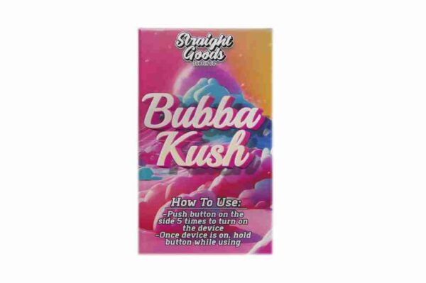 bubba-kush-back-1024x681 STRAIGHT GOODS 3 GRAM VAPE - Bubba Kush