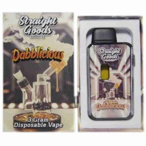 STRAIGHT GOODS 3 GRAM VAPE - Dabbalicious