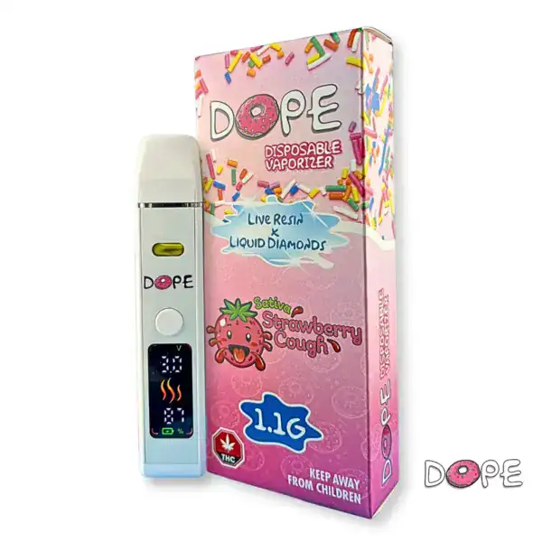 DOPE 1 GRAM VAPE PEN - Strawberry Cough