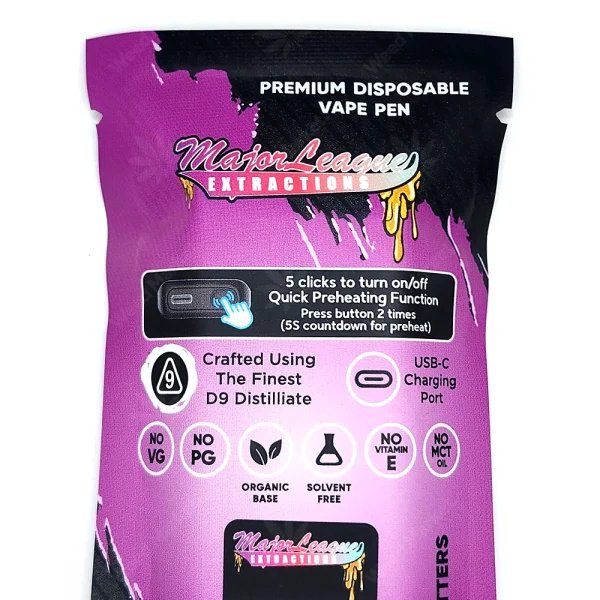 MAJOR LEAGUE 2 GRAM VAPE - Fruit Punch Extravaganza