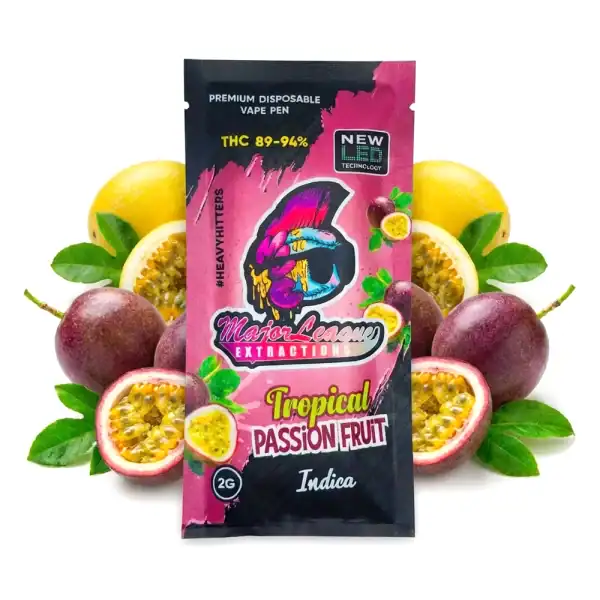 MAJOR LEAGUE 2 GRAM VAPE - Tropical Passion Fruit
